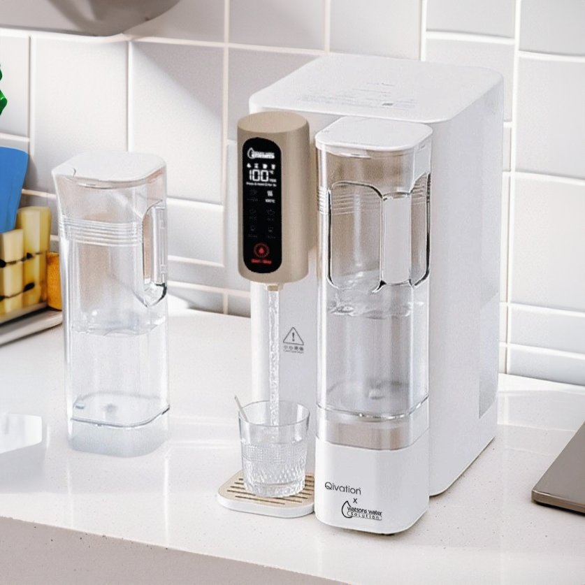 Qivation x Watsons Water TiO2 RO Hot & Ambient water dispenser